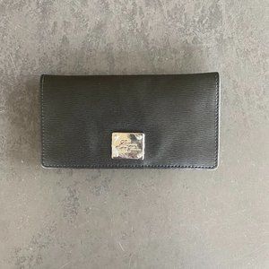 Black Lauren Ralph Lauren Newbury Slim Wallet NWT